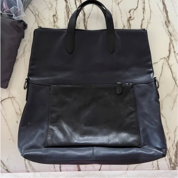 Coach Blue and Black Messenger Bag with Futuristic Design - Picture 2 of 8